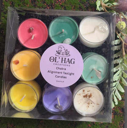 Chakra Alignment Tealight Candles