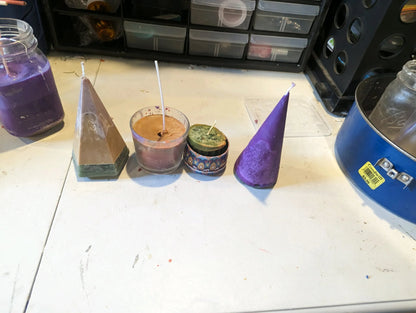Homemade Beeswax Candle