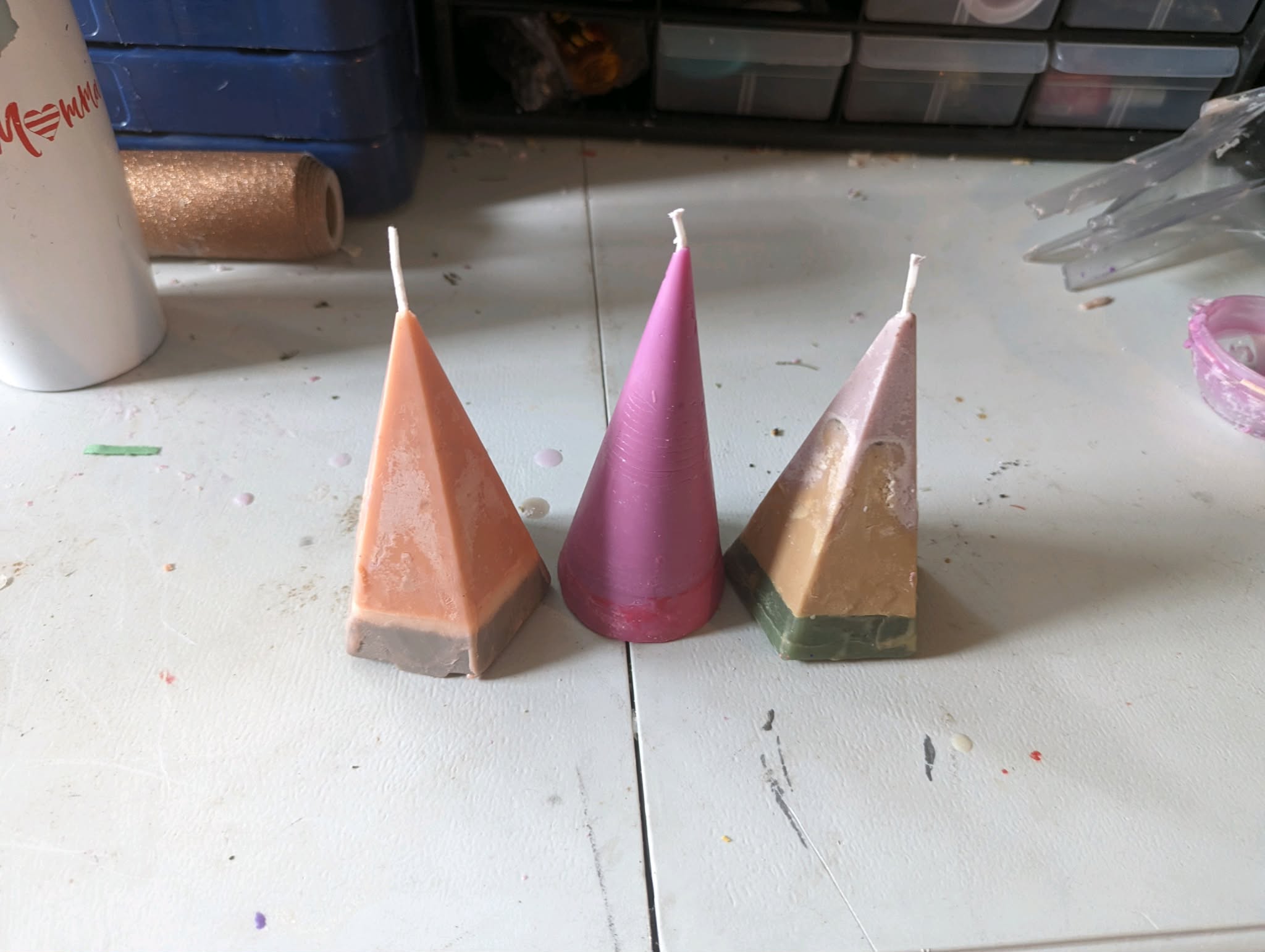 Homemade Beeswax Candle