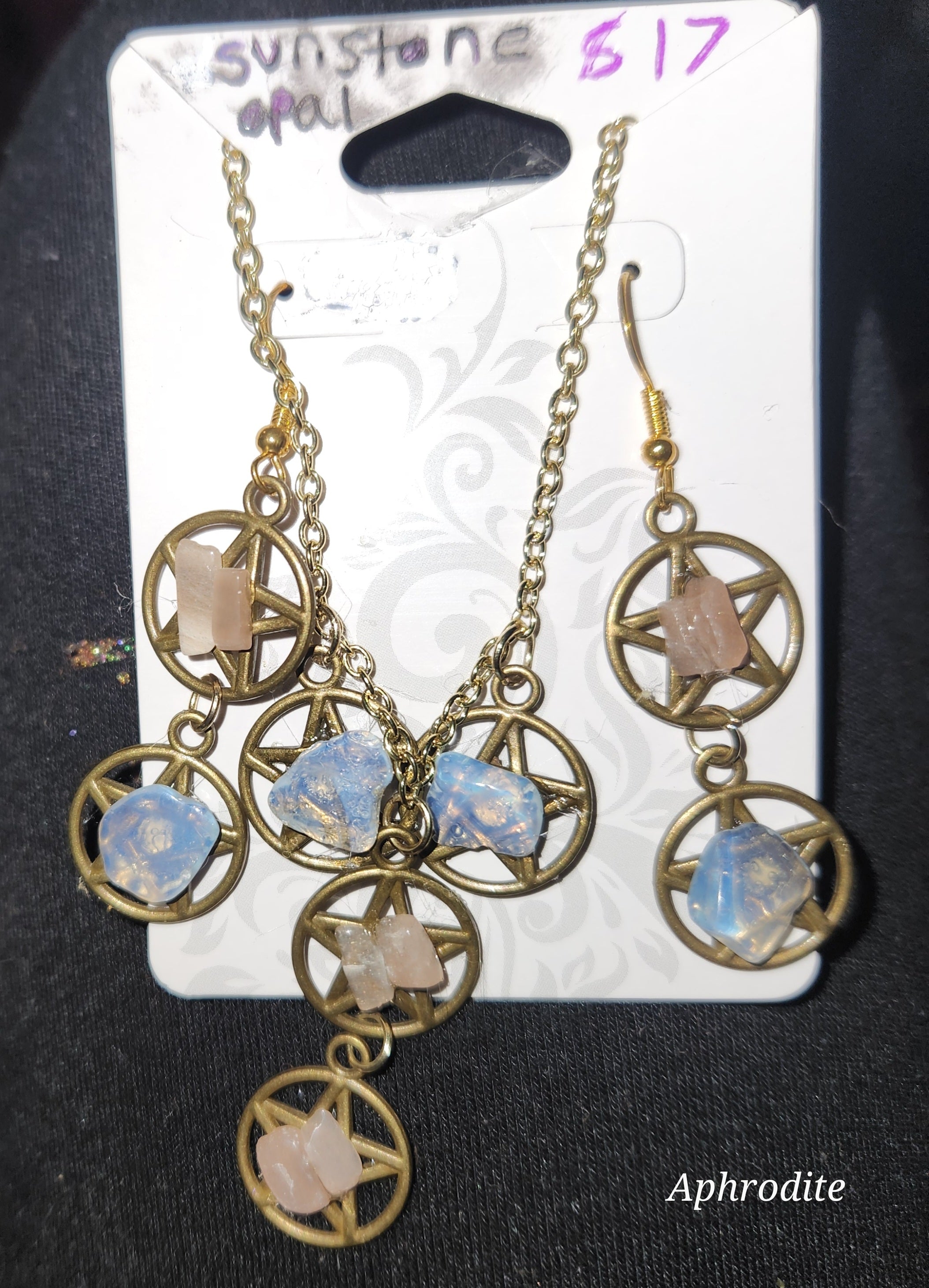 Corresponding crystal jewelry set