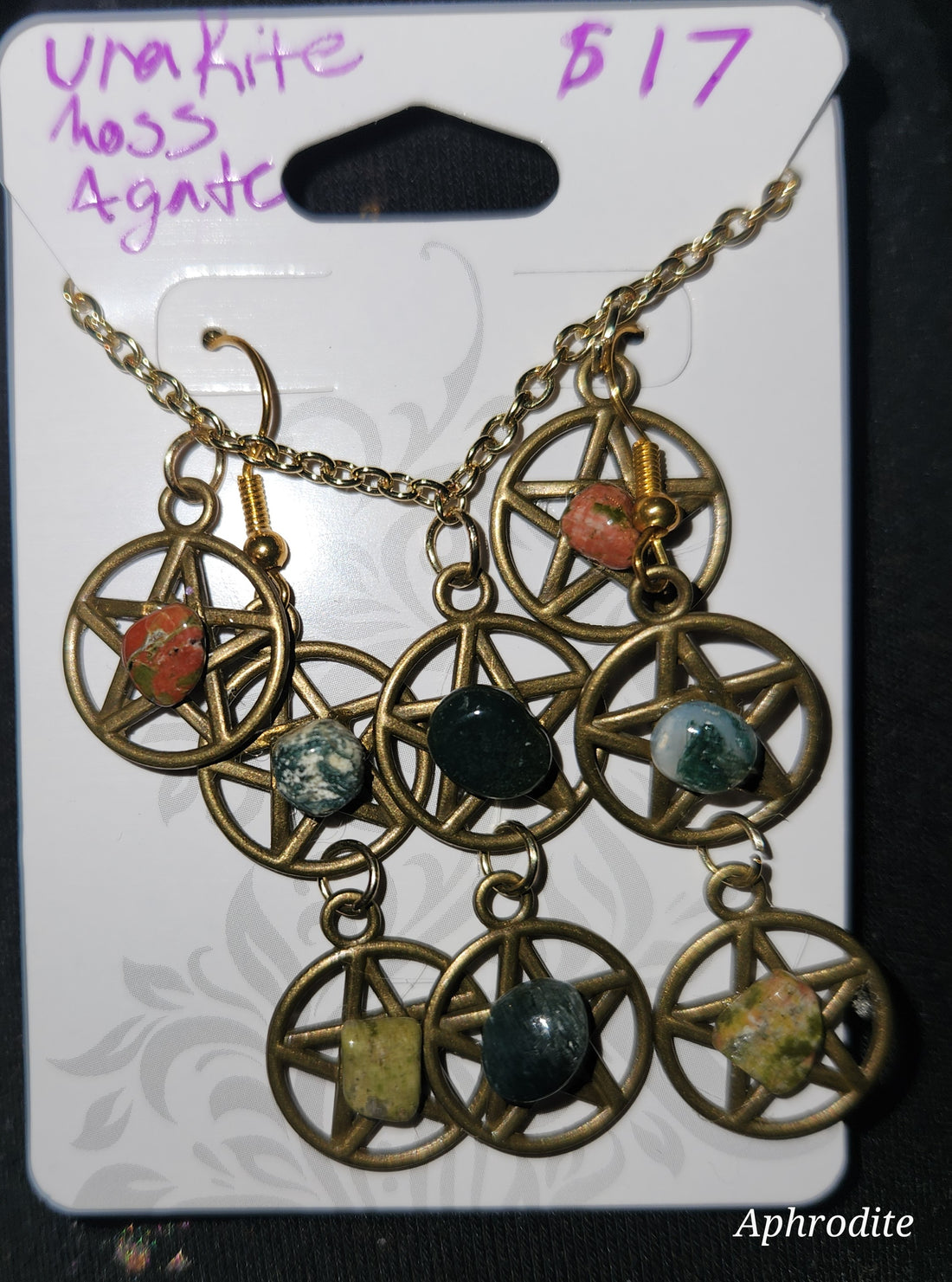 Corresponding crystal jewelry set