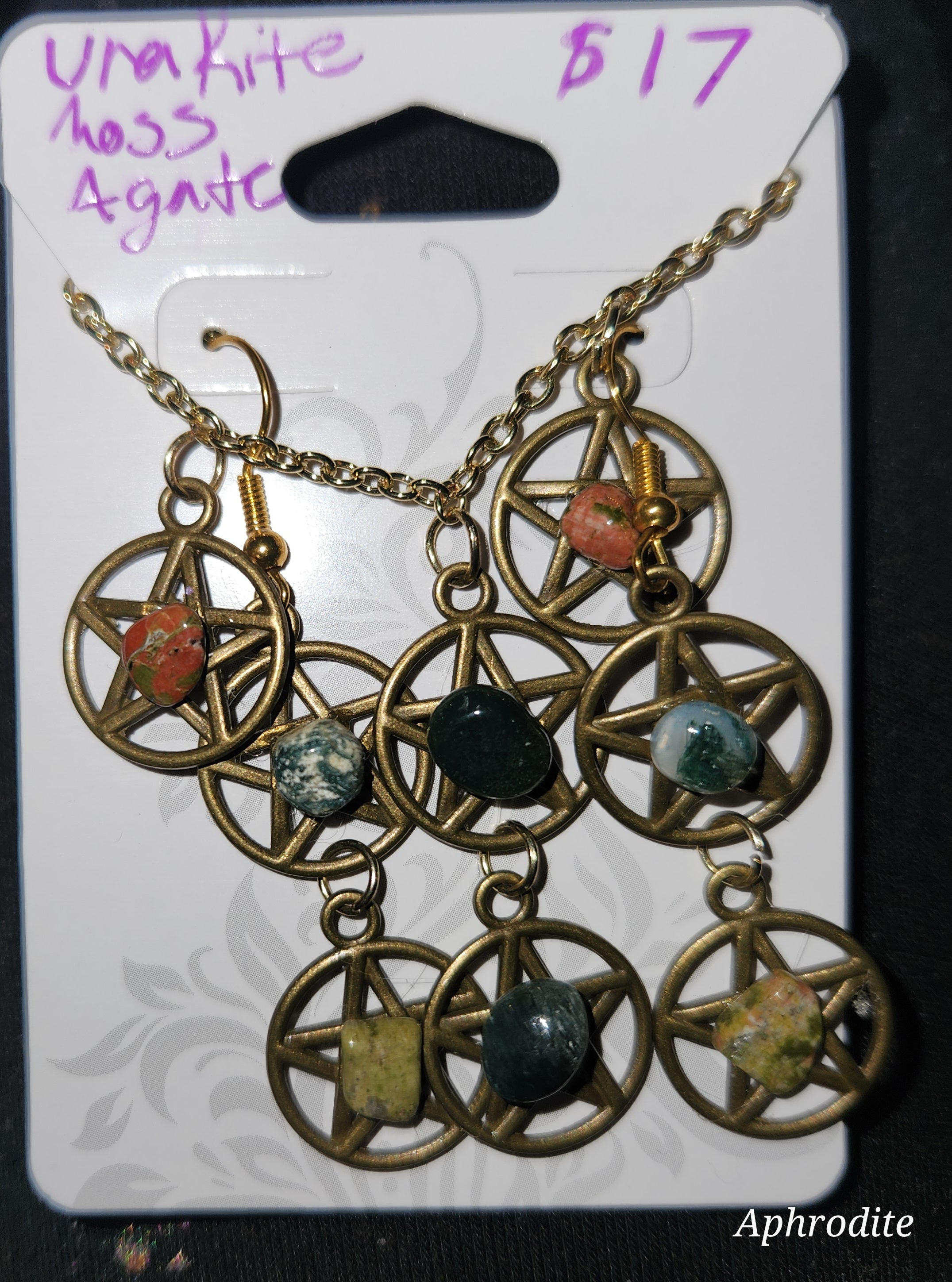 Corresponding crystal jewelry set