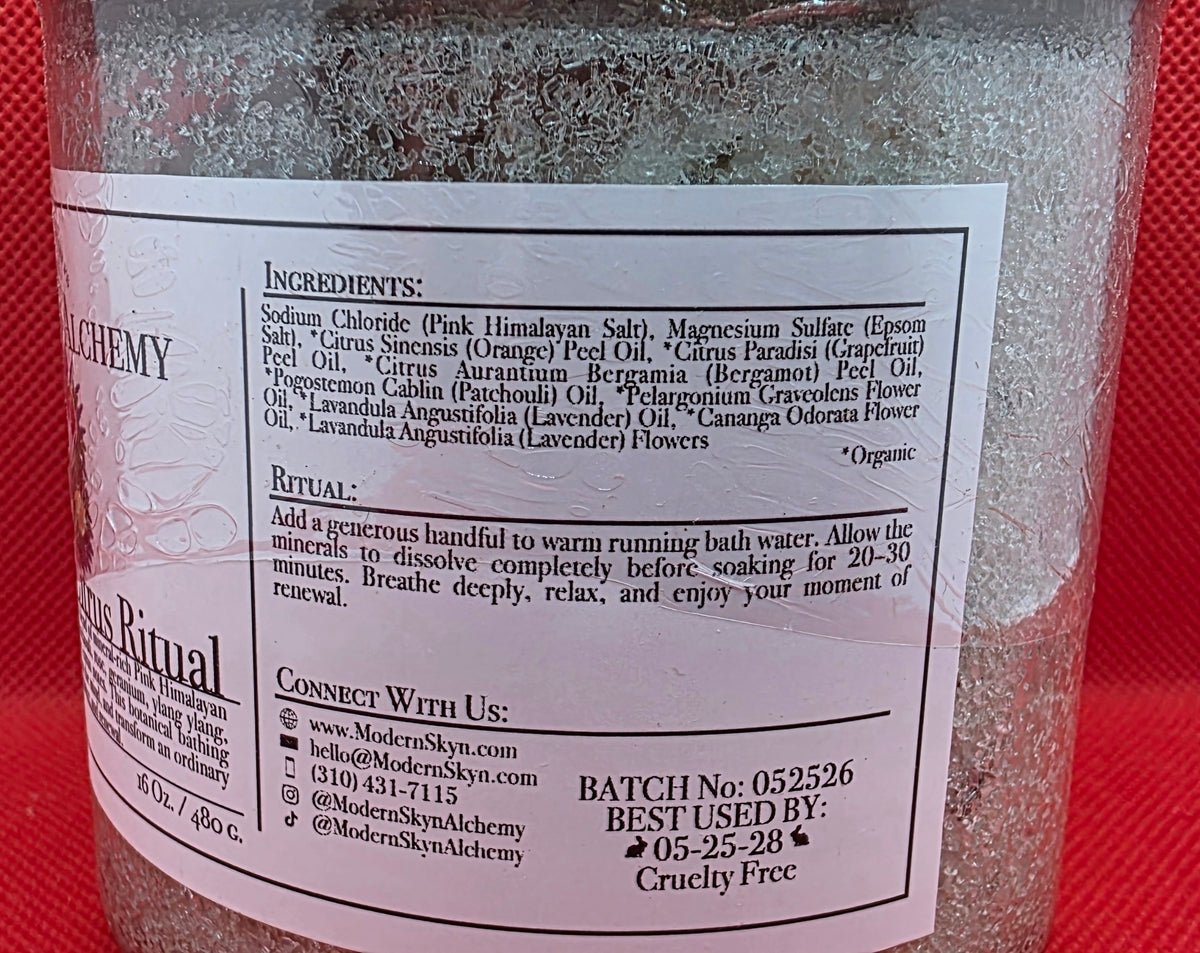 Wildflower &amp; Citrus Ritual Salt