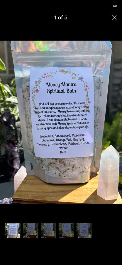 Money Mantra Spiritual Bath Salt