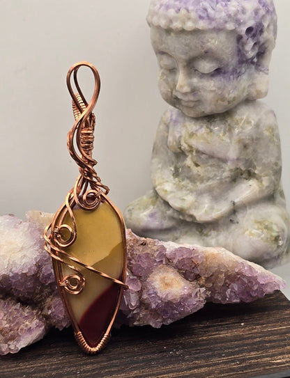 Mookaite Jasper Statement Pendant