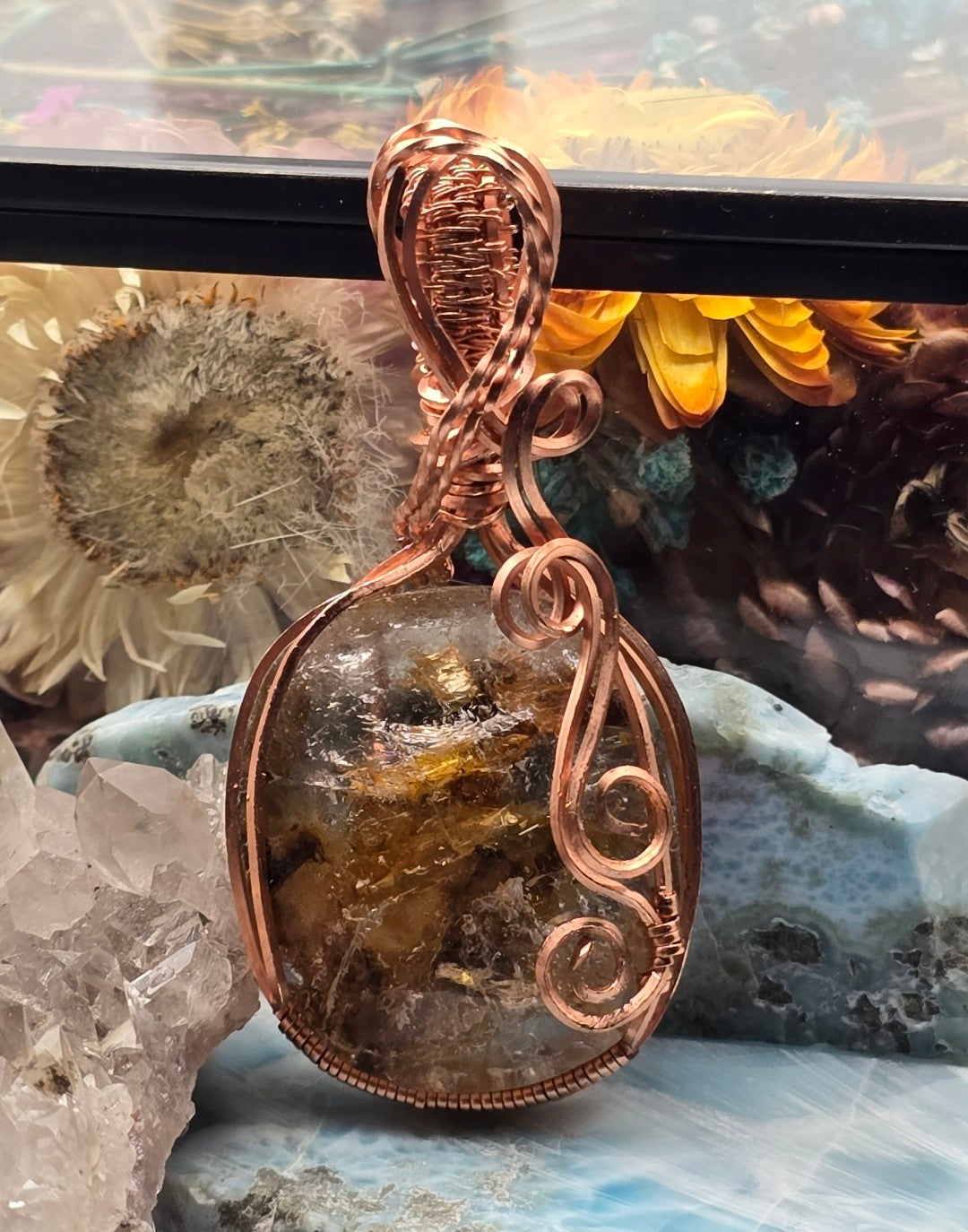 Golden Healer Quartz Pendant