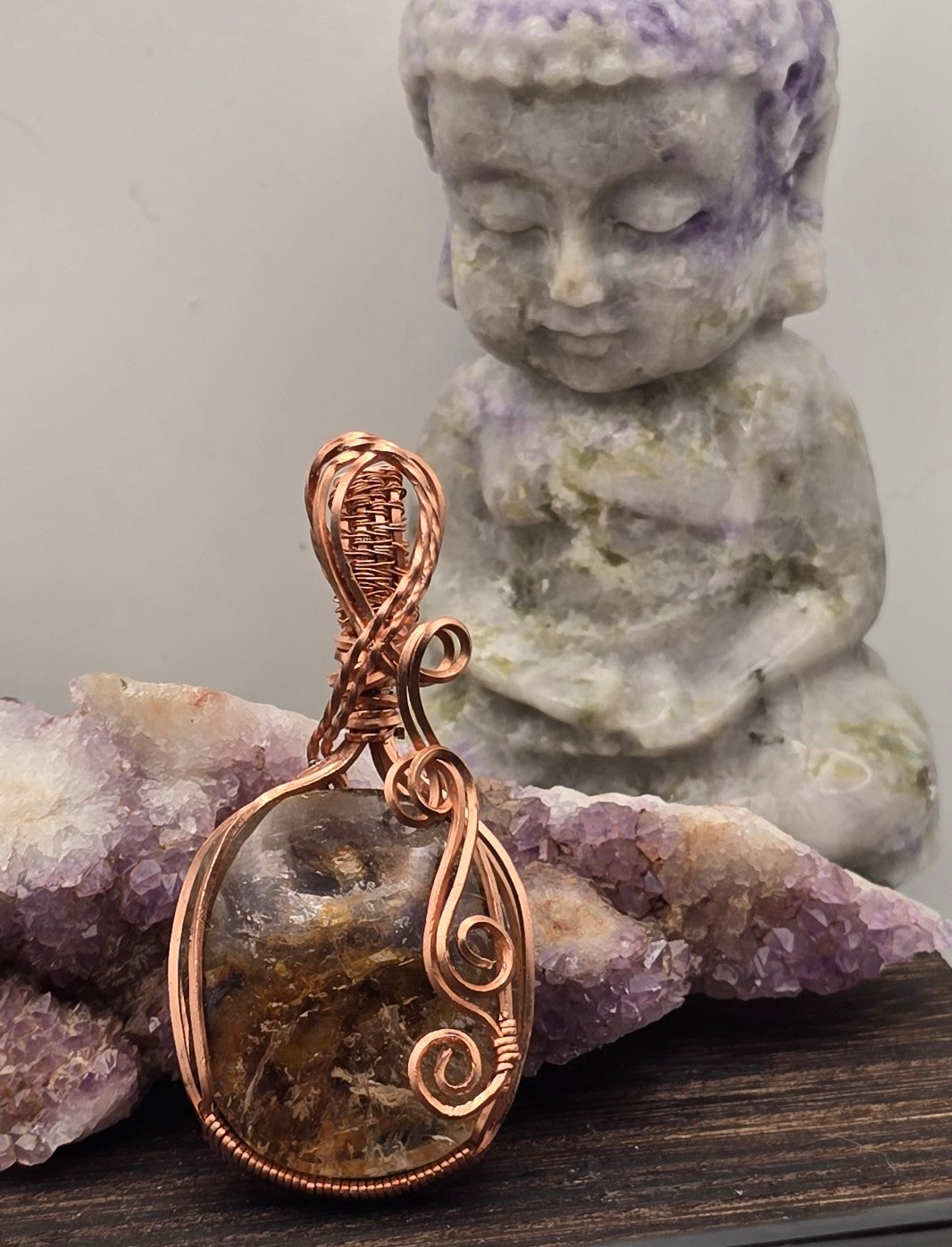 Golden Healer Quartz Pendant