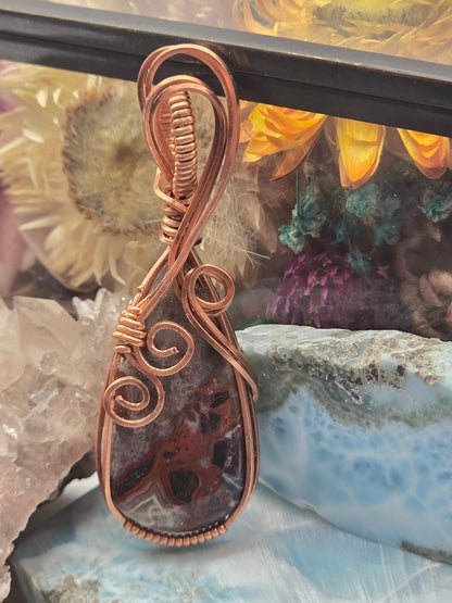 Crazy Lace Agate Pendant
