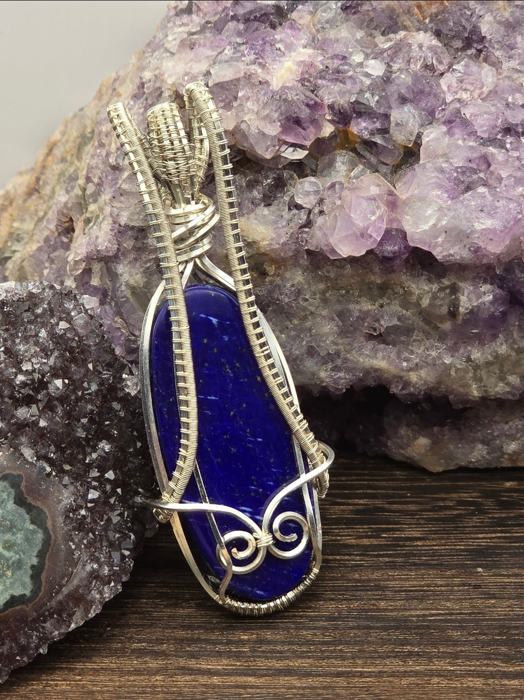Lapis Lazuli Statement Pendant