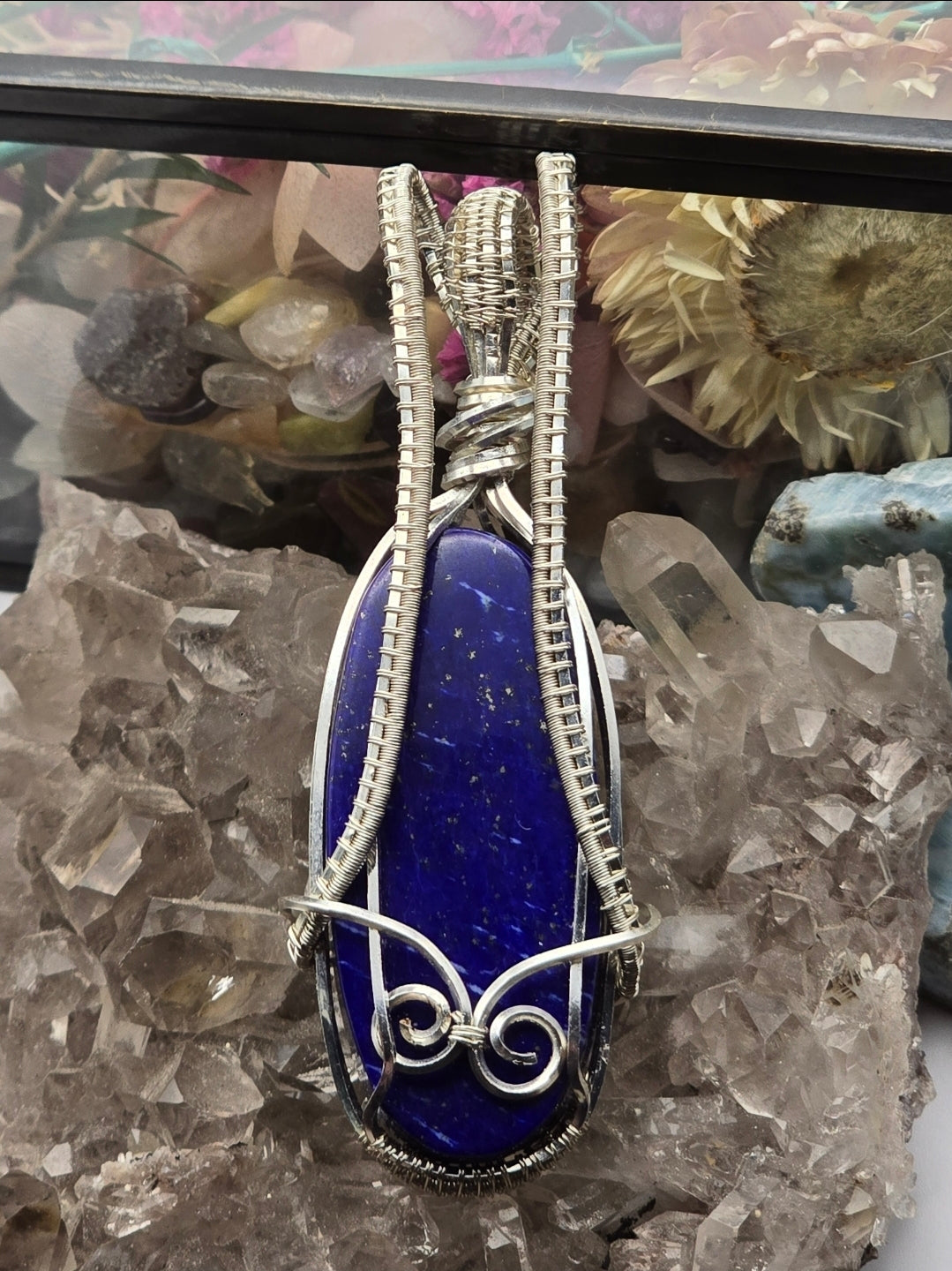 Lapis Lazuli Statement Pendant
