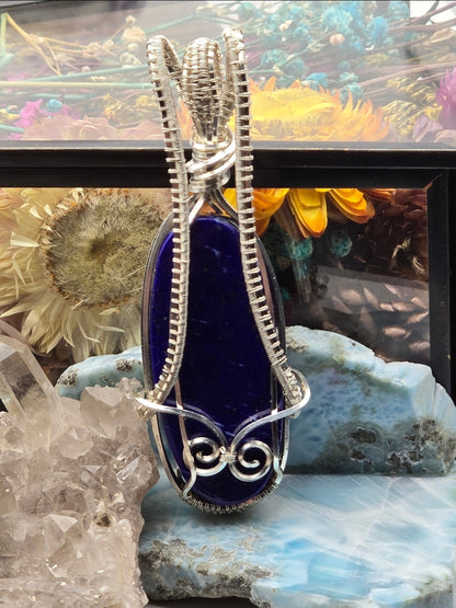 Lapis Lazuli Statement Pendant