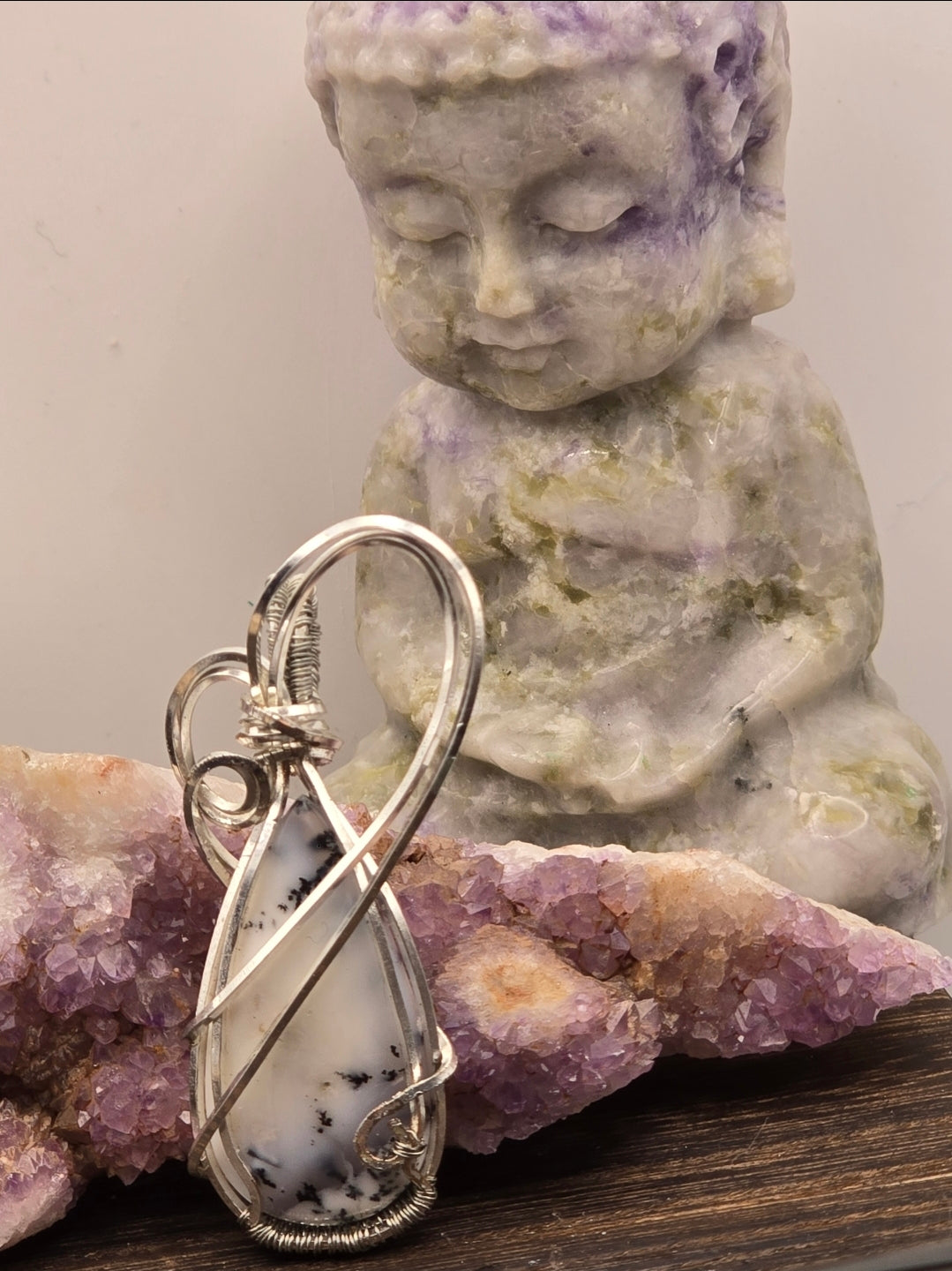 Dendritic Opal Pendant