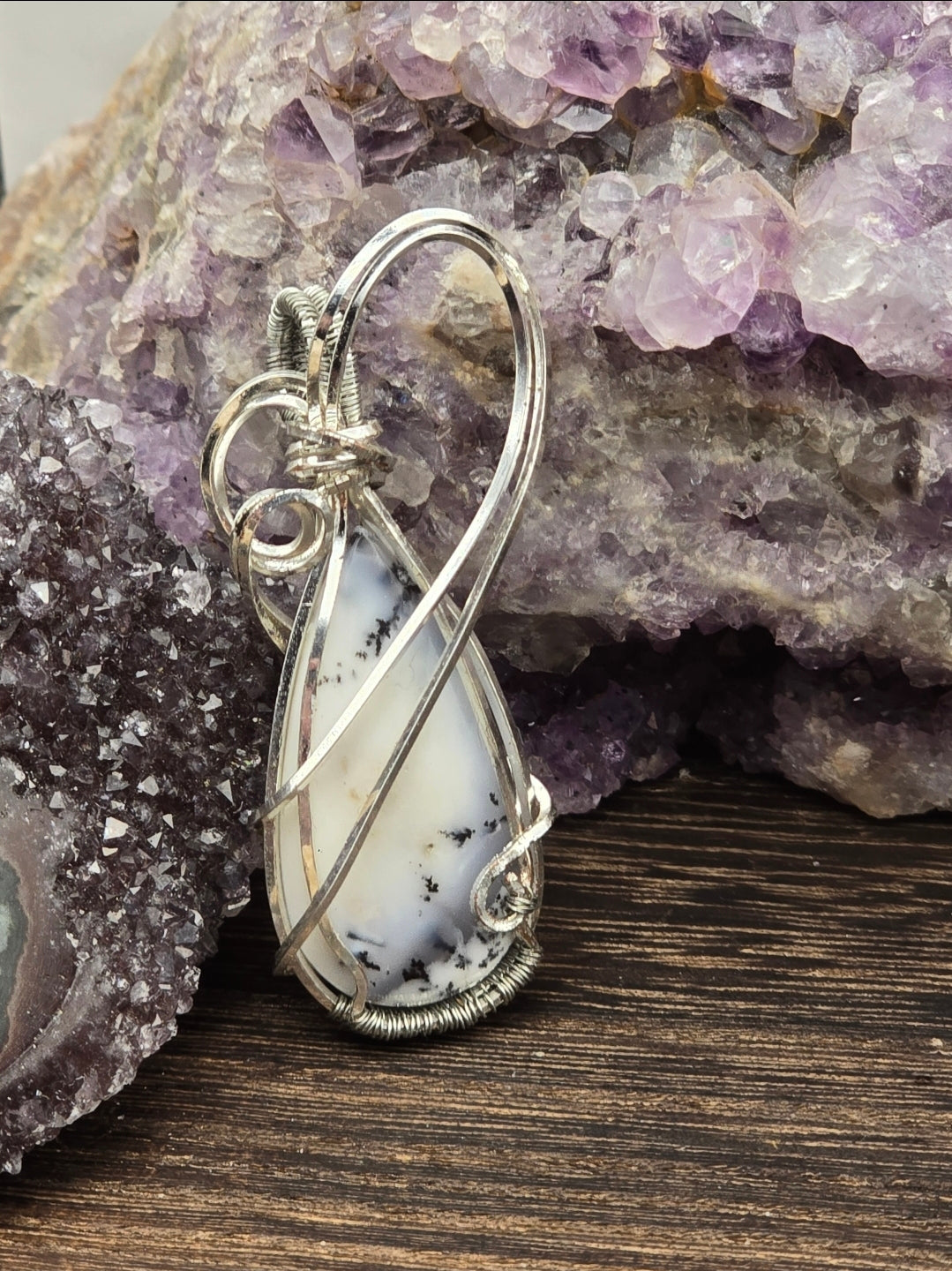 Dendritic Opal Pendant