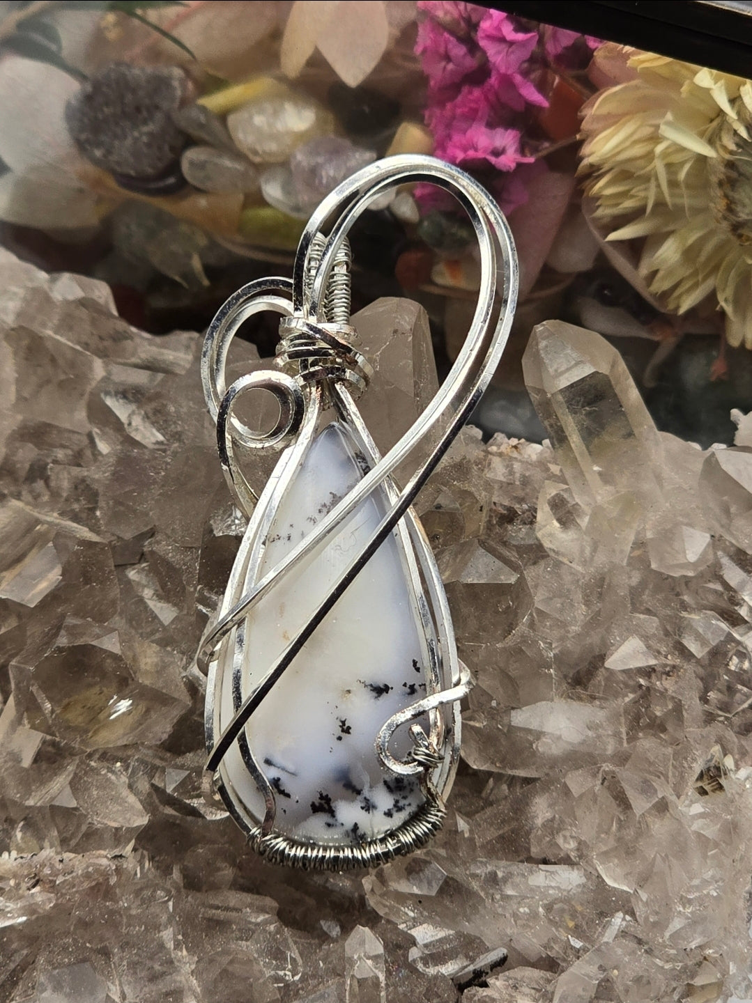 Dendritic Opal Pendant
