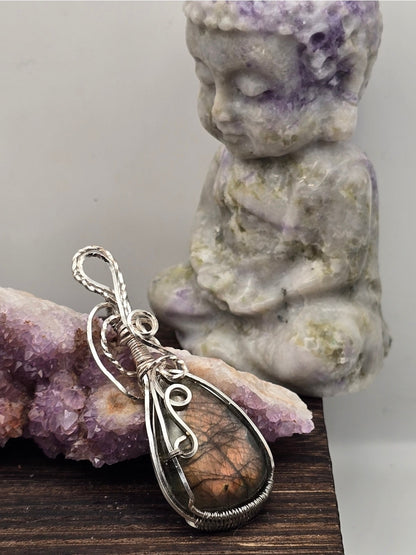 Sunset Labradorite Pendant