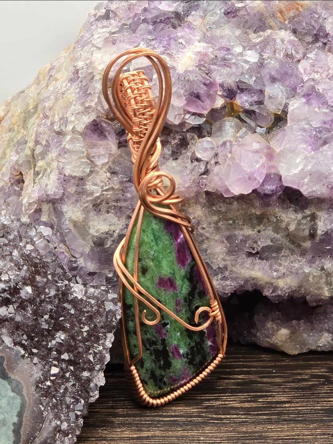 Ruby In Zoisite Pendant