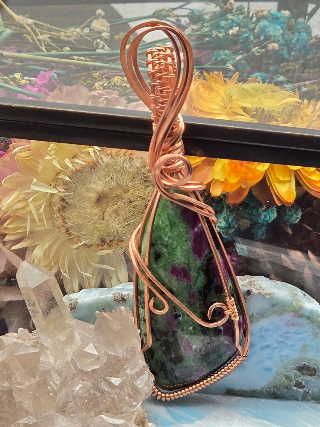 Ruby In Zoisite Pendant