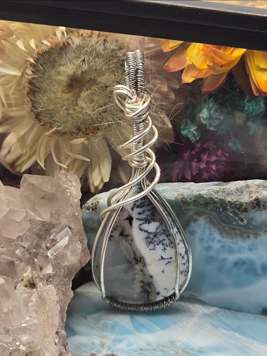 Dendritic Opal Pendant
