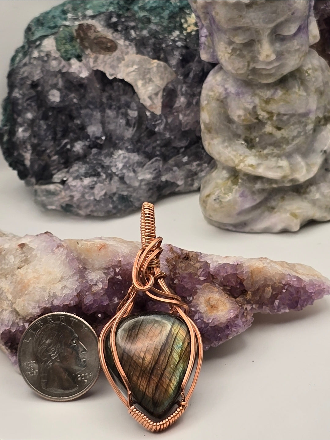 Aurora Witchlight Labradorite Pendant