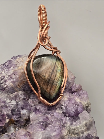 Aurora Witchlight Labradorite Pendant