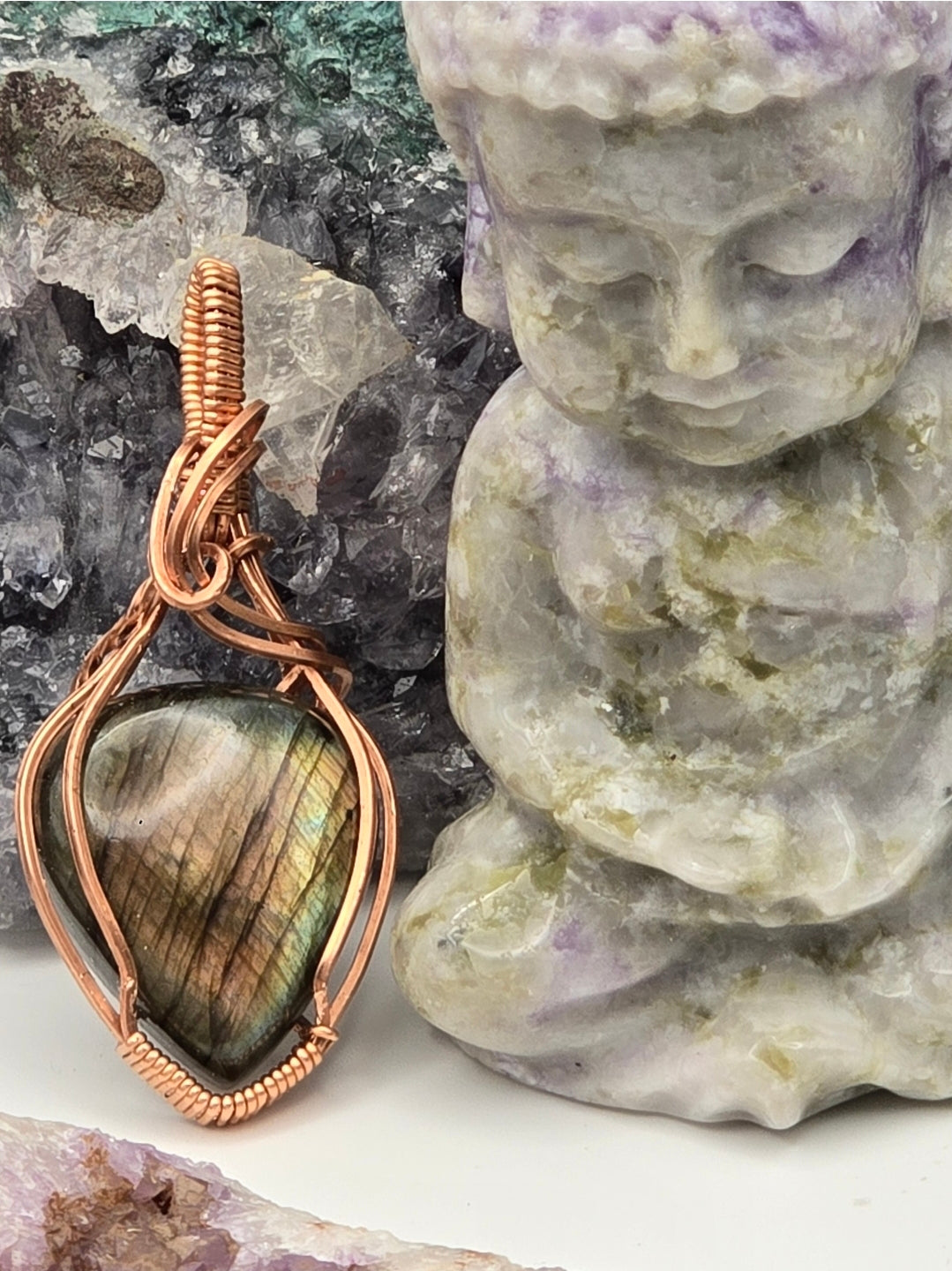 Aurora Witchlight Labradorite Pendant