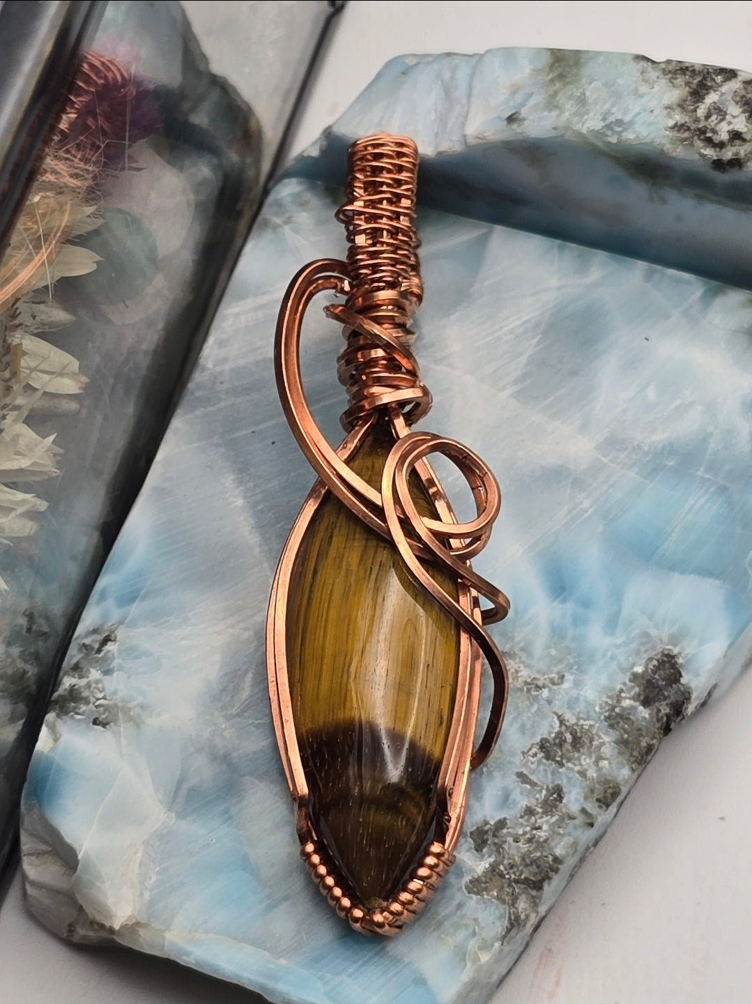 Tiger’s Eye Goldspire Pendant