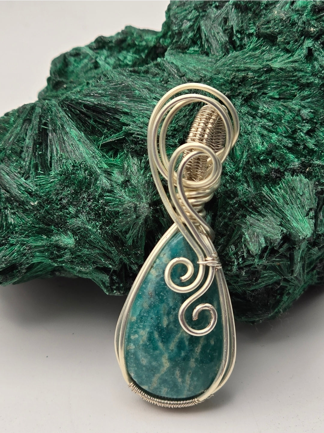 Amazonite Seaglow Pendant