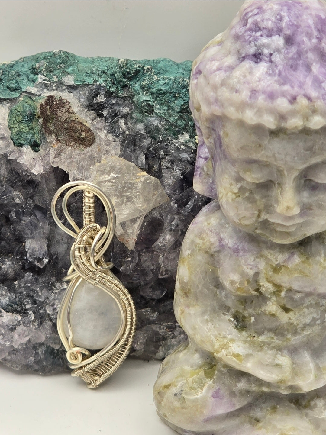 Moonstone Dreamveil Pendant