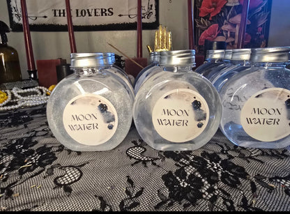 Charged lunar eclipse moon water