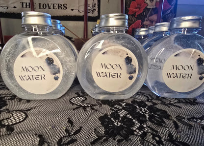 Charged lunar eclipse moon water