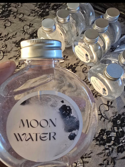 Charged lunar eclipse moon water