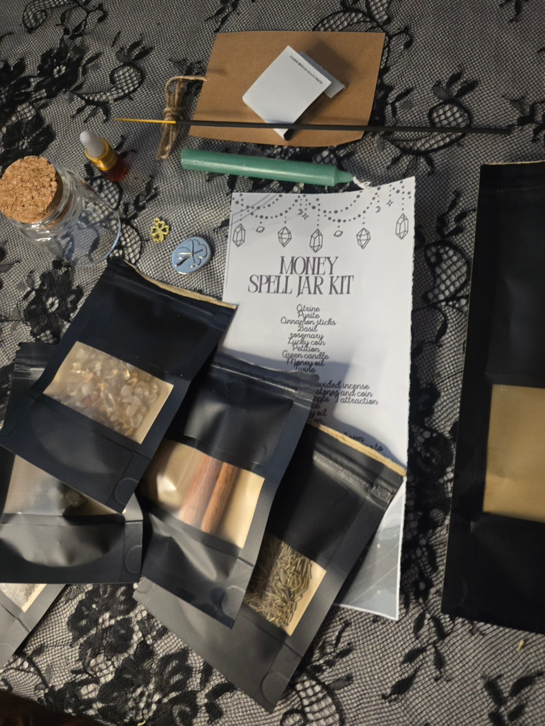 Money spell jar kit