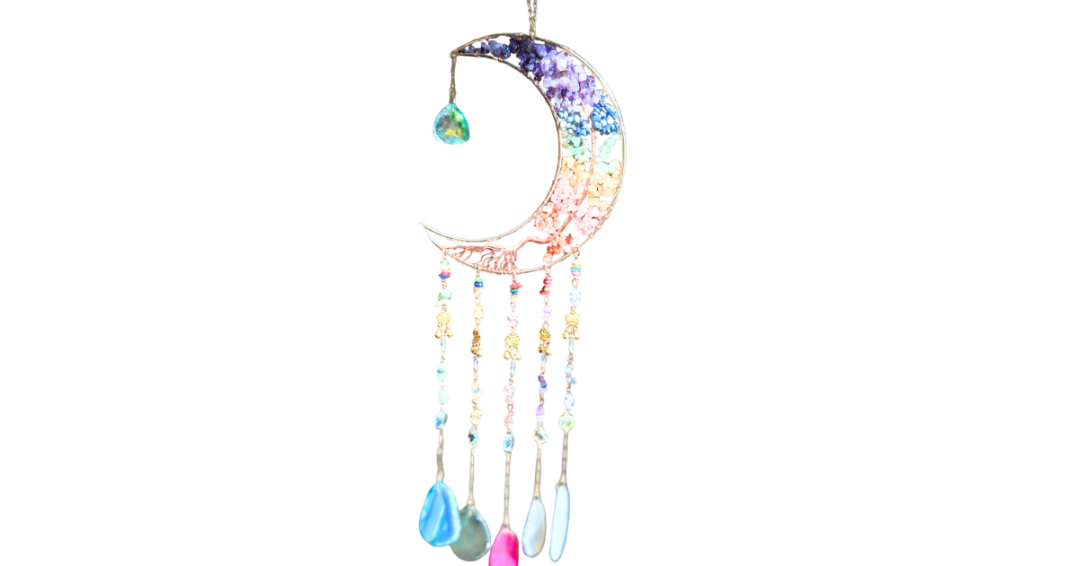 Chakra Moon Suncatcher