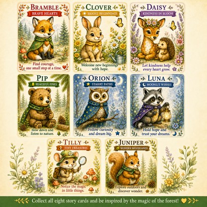 Moonlit Wishes Adventure Kit | Imagination Wonder Activity for Kids | Raccoon Companion Gift | Growing Grove Collection | Kids Nature Kit