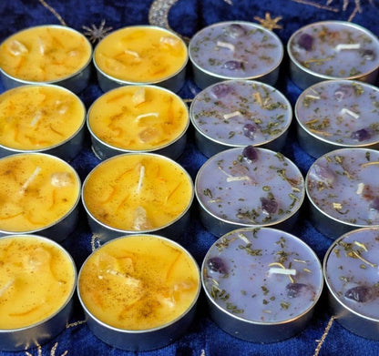 Celestial Duality Tea Light Collection (Sun &amp; Moon)