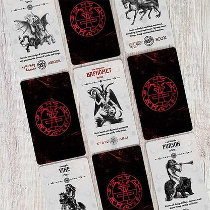 Occult Tarot Card Deck by Travis McHenry – Solomonic Demon Magick Divination Set