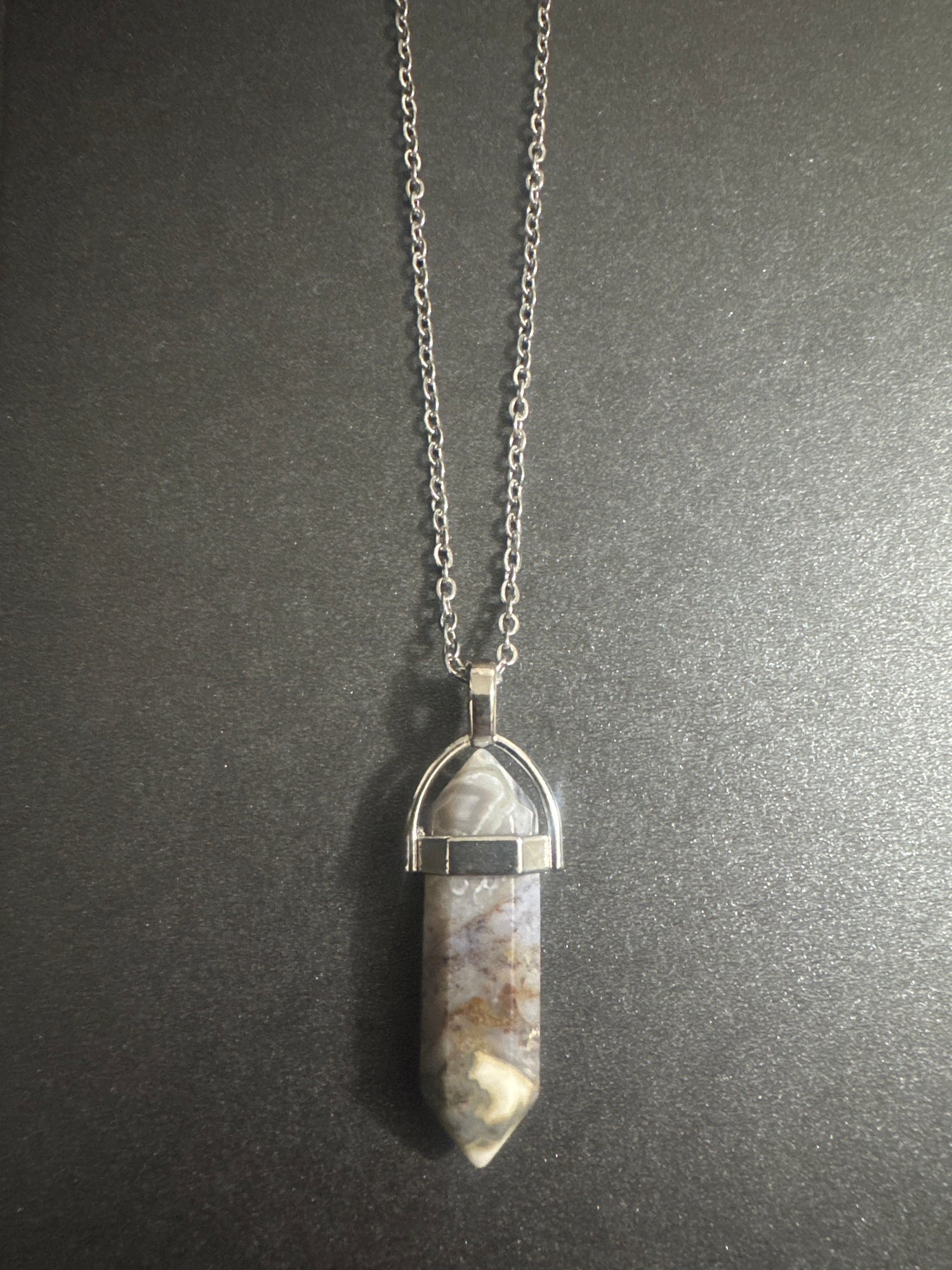 Various Shaped Crystal Necklaces