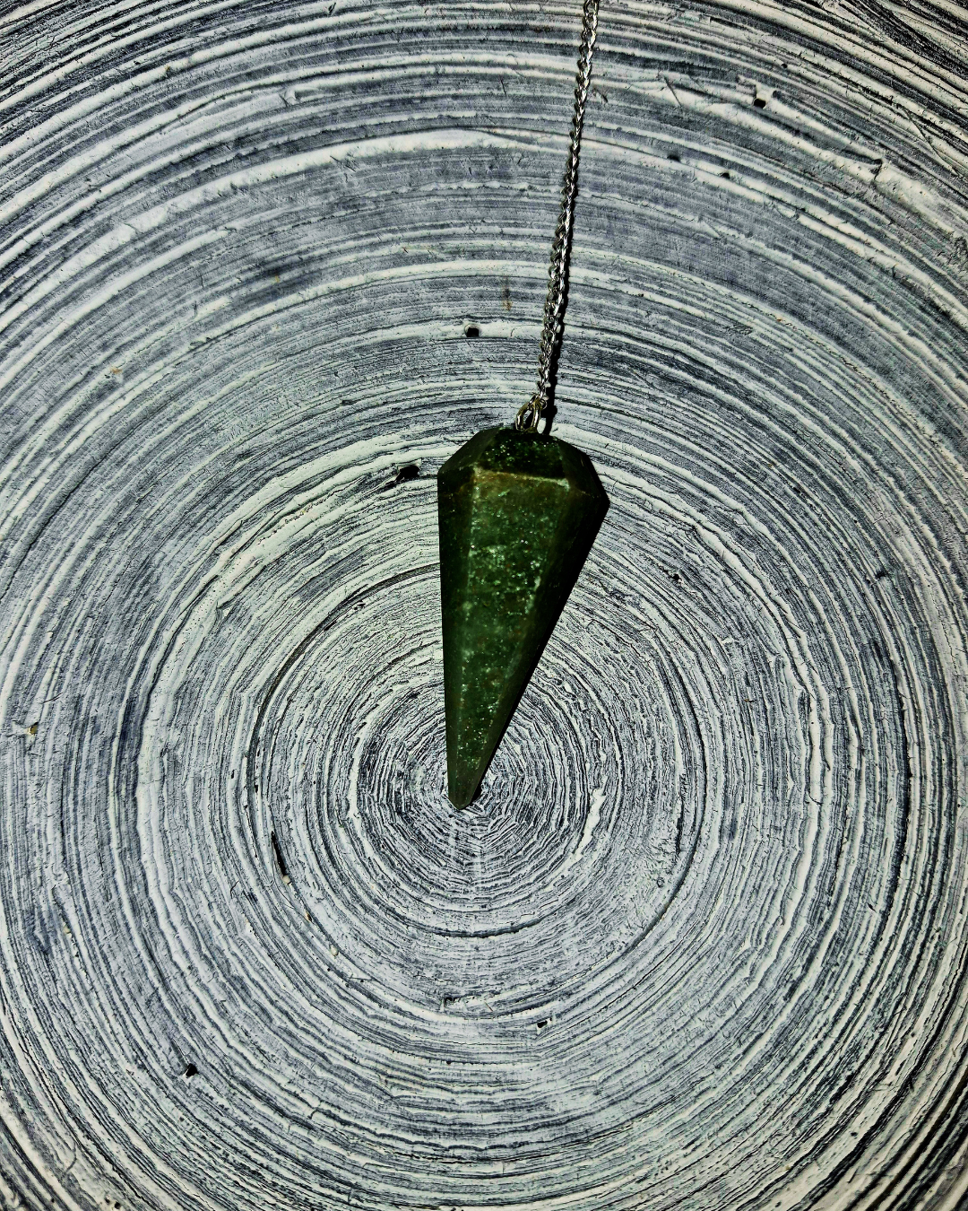 Moss Agate Pendulum