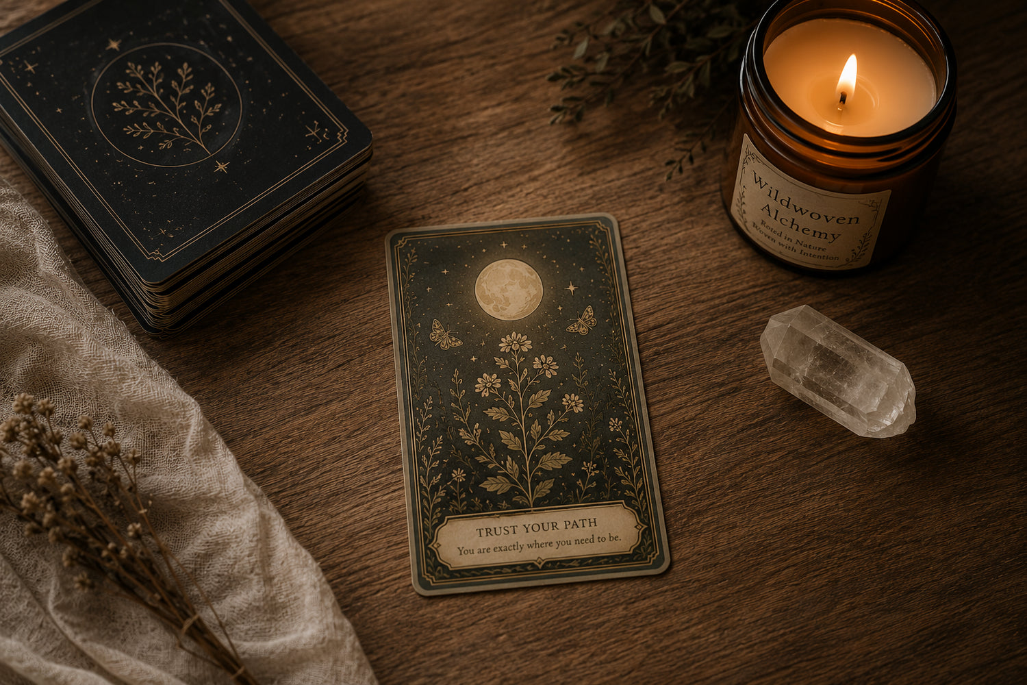 Personalized One Card Oracle or Tarot Reading with Birth Chart Insights (Digital)