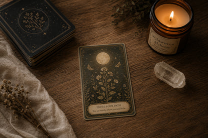 Personalized One Card Oracle or Tarot Reading with Birth Chart Insights (Digital)