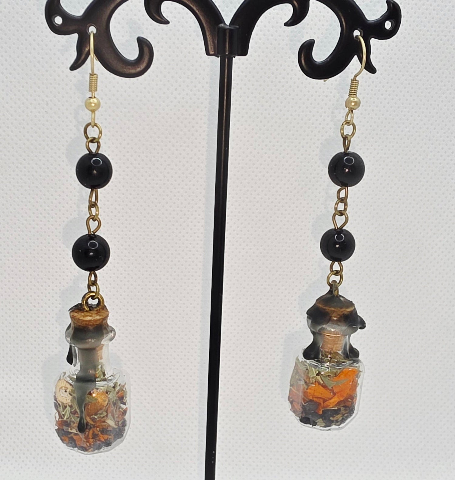 Protection Spell Jar Earrings 1