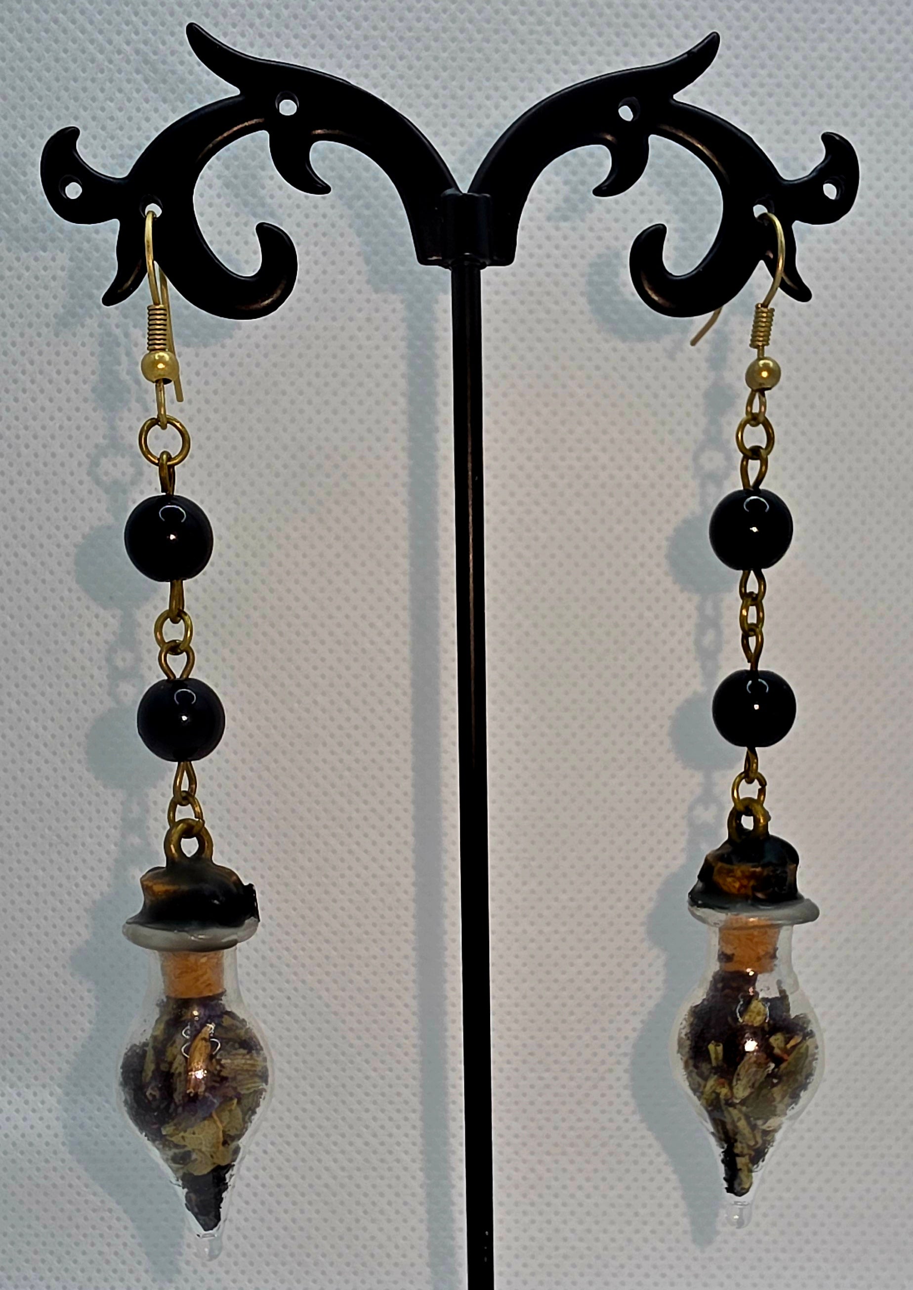 Protection Spell Jar Earrings 2