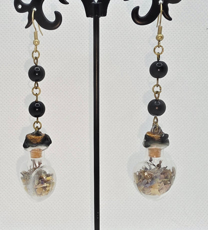 Protection Spell Jar Earrings 3