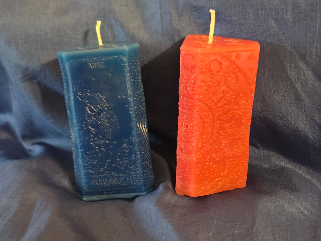 Tarot Card Candles
