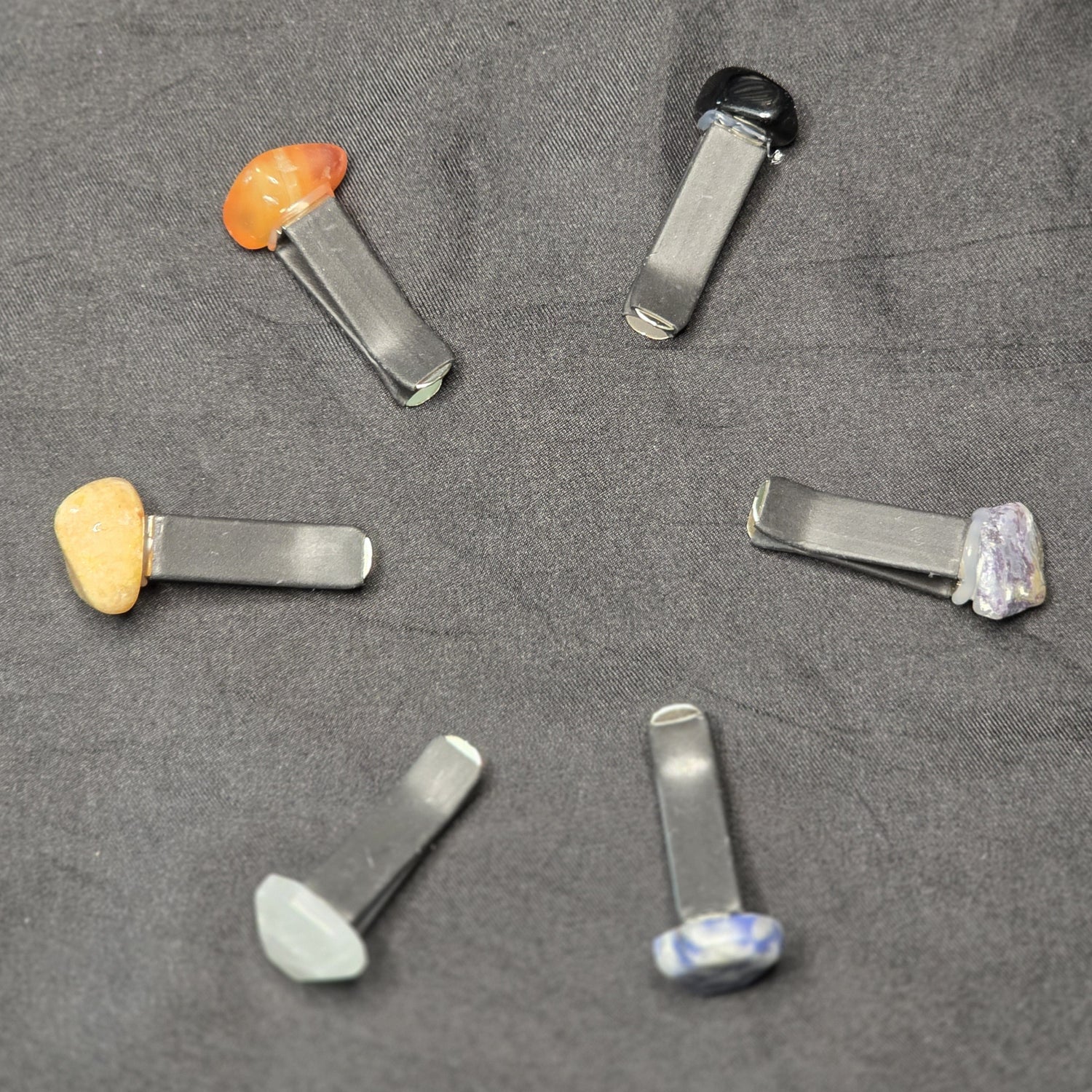 Natural Gemstone Car Vent Clips