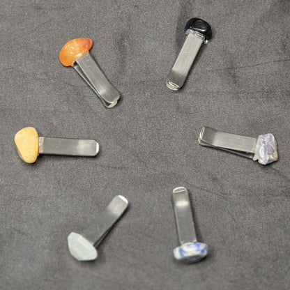 Natural Gemstone Car Vent Clips