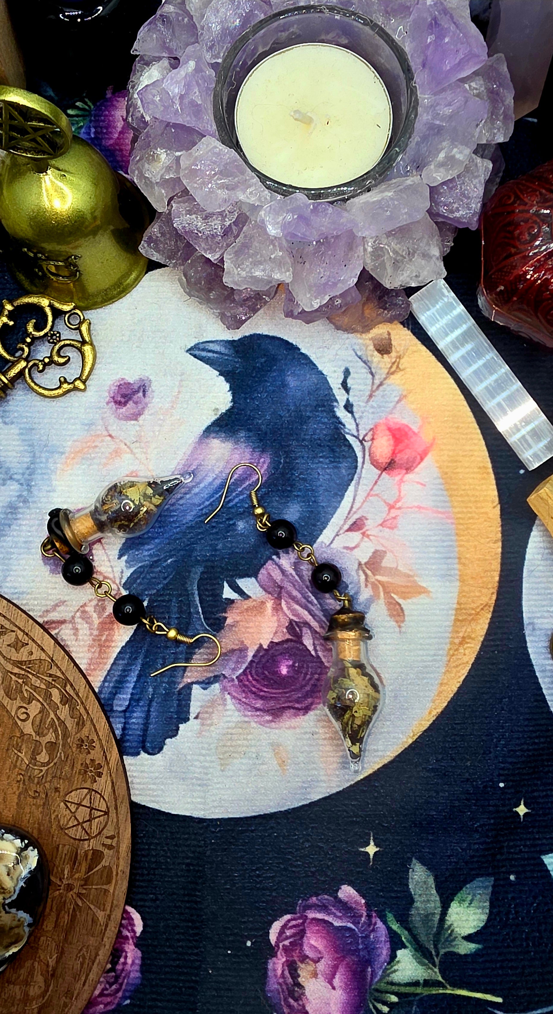 Protection Spell Jar Earrings 2