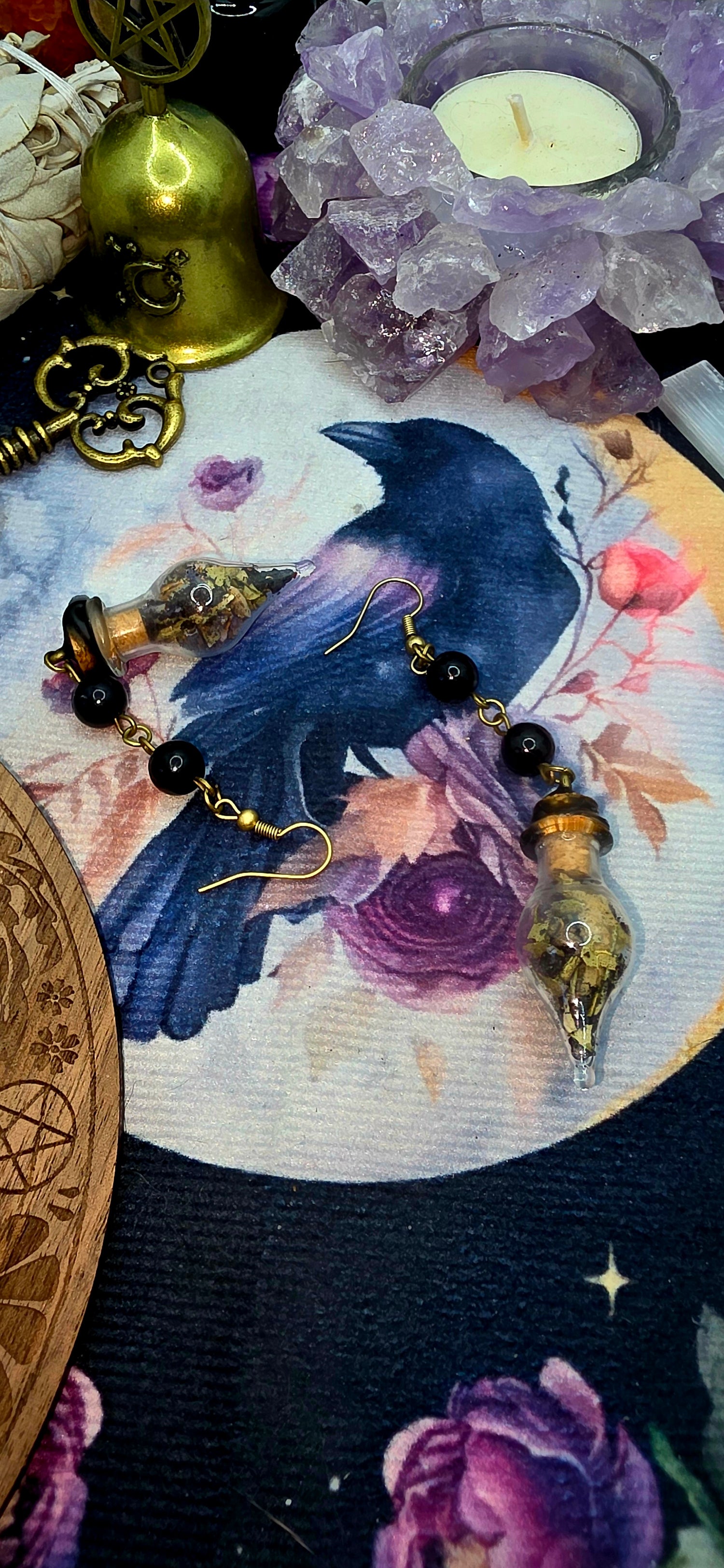 Protection Spell Jar Earrings 2