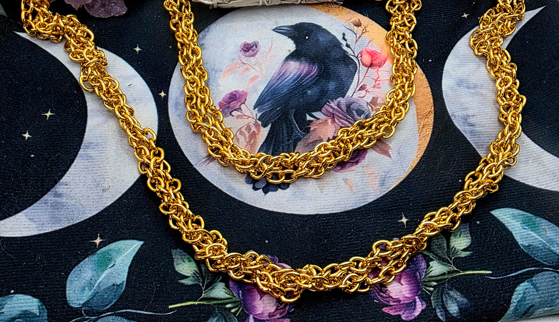 Double braided Gold chain