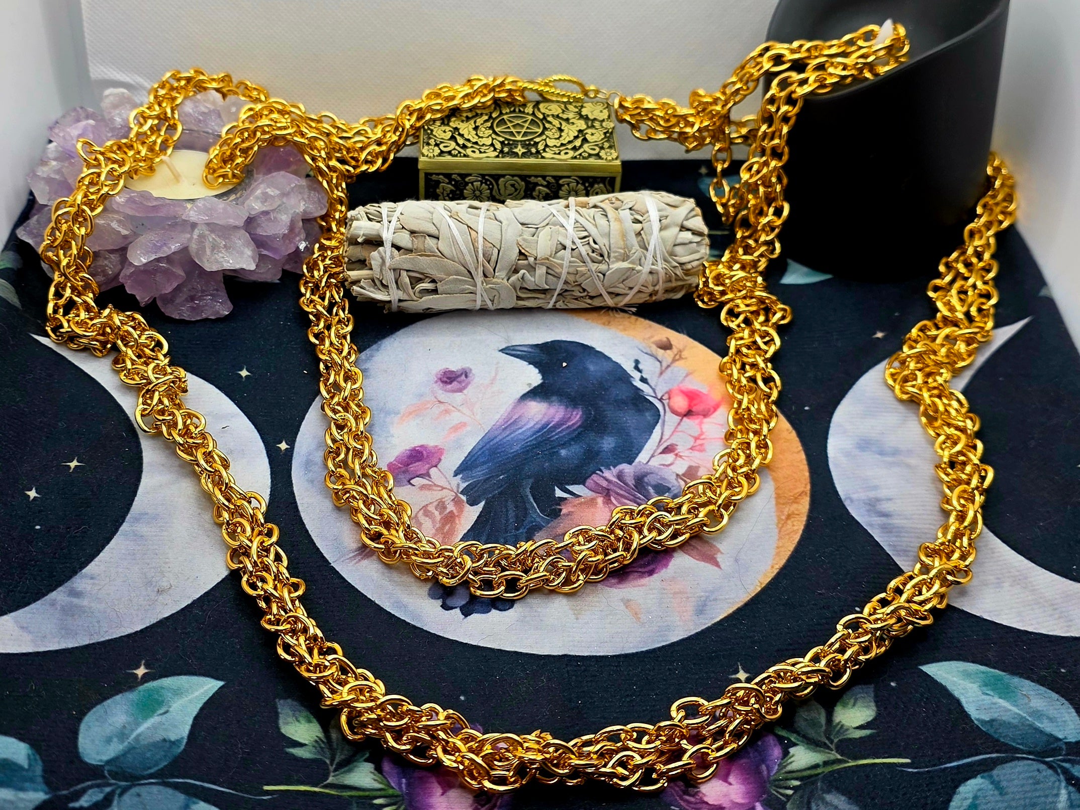 Double braided Gold chain